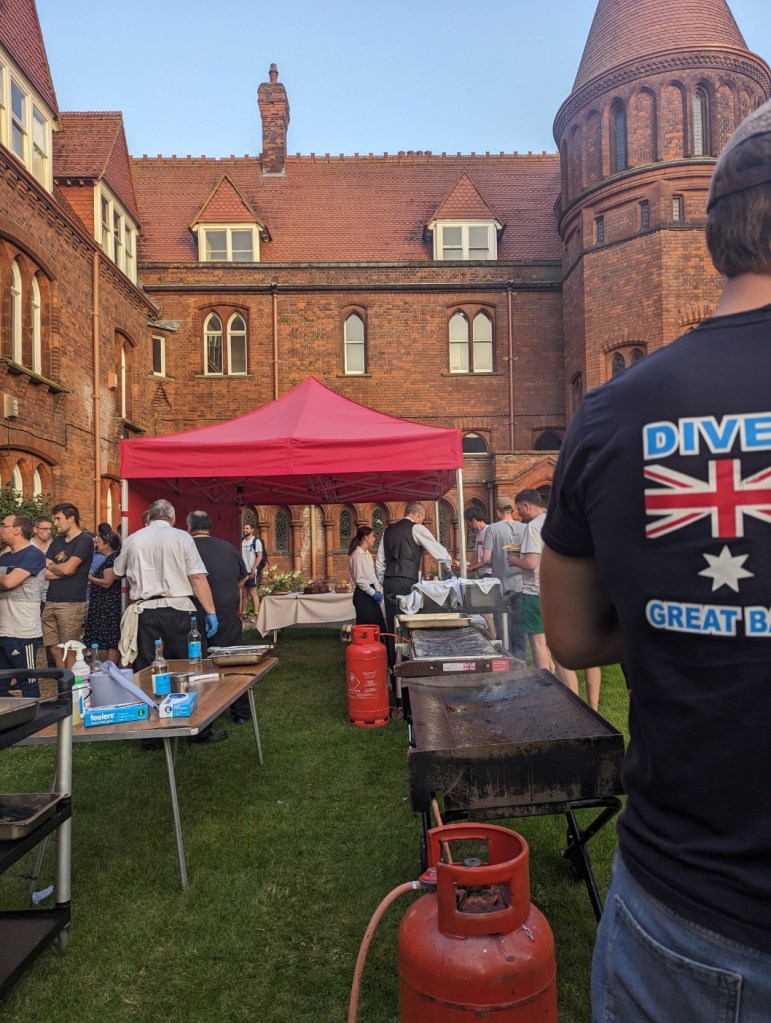 bbq at girton college